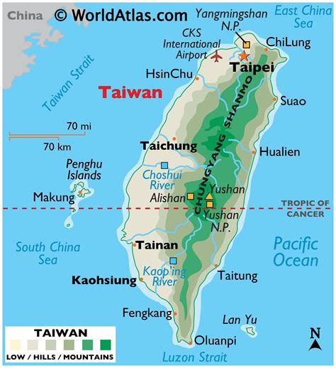 List of islands of Taiwan .